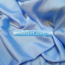 Ткань Шелк искусственный (голубой)